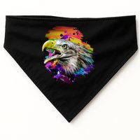 Realistic Abstract Eagle USA-Made Doggie Bandana