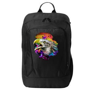 Realistic Abstract Eagle City Backpack