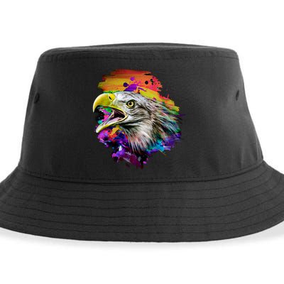 Realistic Abstract Eagle Sustainable Bucket Hat