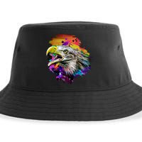 Realistic Abstract Eagle Sustainable Bucket Hat