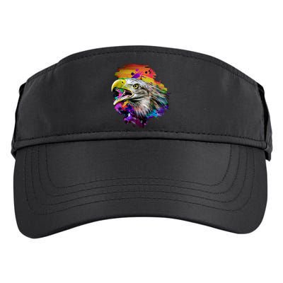 Realistic Abstract Eagle Adult Drive Performance Visor