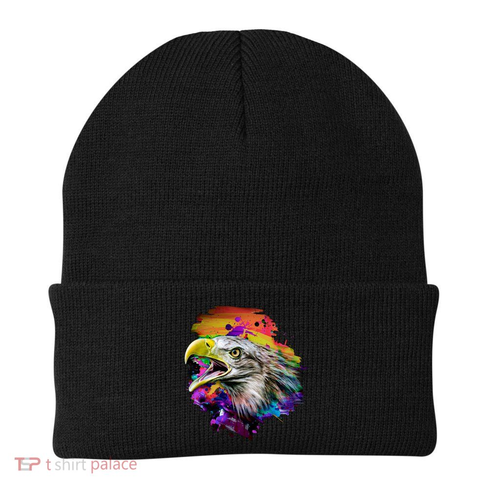 Realistic Abstract Eagle Beanie