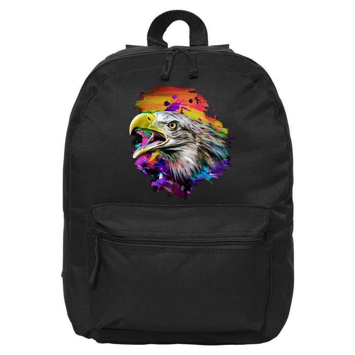 Realistic Abstract Eagle 16 in Basic Backpack
