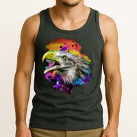Realistic Abstract Eagle Tank Top