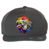 Realistic Abstract Eagle Wool Snapback Cap
