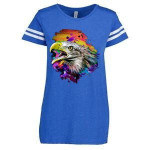 Realistic Abstract Eagle Enza Ladies Jersey Football T-Shirt