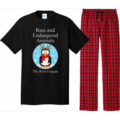 Rare And Endangered Animals The Reinfengun Christmas Design Pajama Set