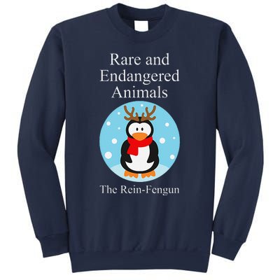 Rare And Endangered Animals The Reinfengun Christmas Design Sweatshirt