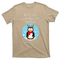 Rare And Endangered Animals The Reinfengun Christmas Design T-Shirt