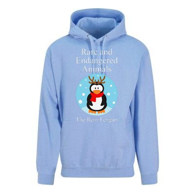 Rare And Endangered Animals The Reinfengun Christmas Design Unisex Surf Hoodie