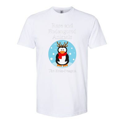 Rare And Endangered Animals The Reinfengun Christmas Design Softstyle CVC T-Shirt