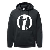 Ritchie And Eddies Bottom Silhouette Performance Fleece Hoodie