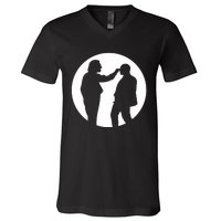 Ritchie And Eddies Bottom Silhouette V-Neck T-Shirt