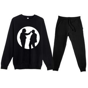 Ritchie And Eddies Bottom Silhouette Premium Crewneck Sweatsuit Set