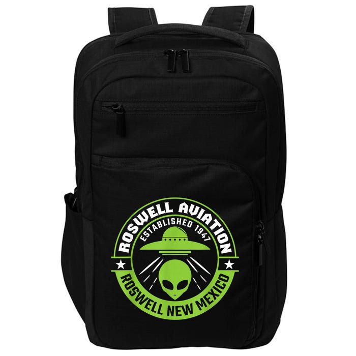 Roswell Aviation Established 1947 Roswell Alien Impact Tech Backpack