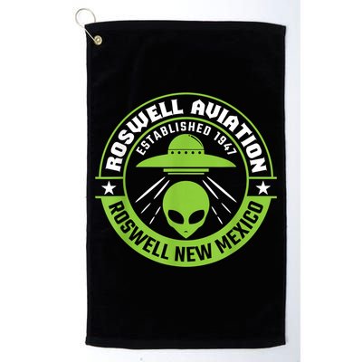 Roswell Aviation Established 1947 Roswell Alien Golf Towel