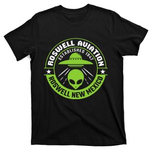 Roswell Aviation Established 1947 Alien T-Shirt