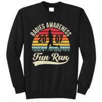 Rabies Awareness Fun Run Funny Tv Comedy Sweatshirt