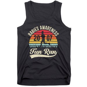 Rabies Awareness Fun Run Funny Tv Comedy Tank Top