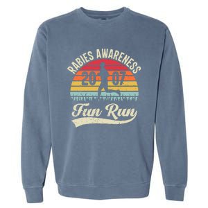 Rabies Awareness Fun Run Funny Tv Comedy Garment-Dyed Sweatshirt