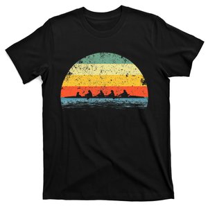 Rowing Art For Women Row Team Crew Boat Rower Coxswain T-Shirt