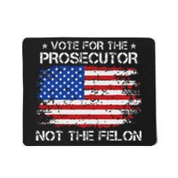 Retro American Flag Vote For The Prosecutor Not The Felon Mousepad