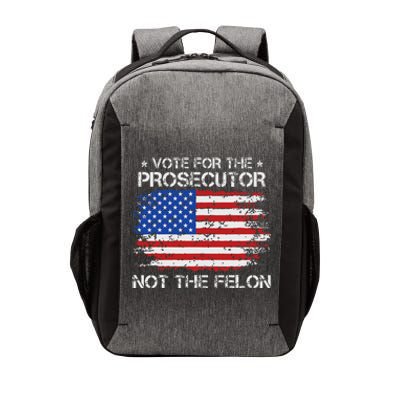 Retro American Flag Vote For The Prosecutor Not The Felon Vector Backpack