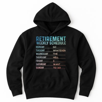 Retired Art For Women Retirement Retiree Hoodie