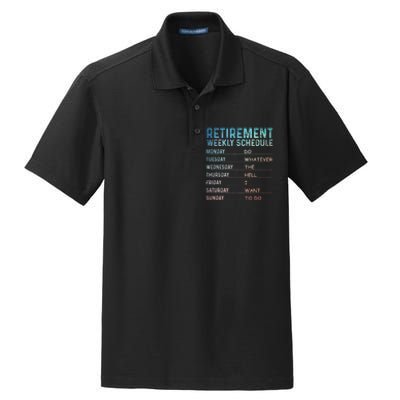 Retired Art For Women Retirement Retiree Dry Zone Grid Polo