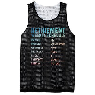 Retired Art For Women Retirement Retiree Mesh Reversible Basketball Jersey Tank