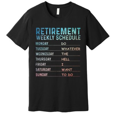 Retired Art For Women Retirement Retiree Premium T-Shirt