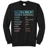 Retired Art For Women Retirement Retiree Tall Sweatshirt