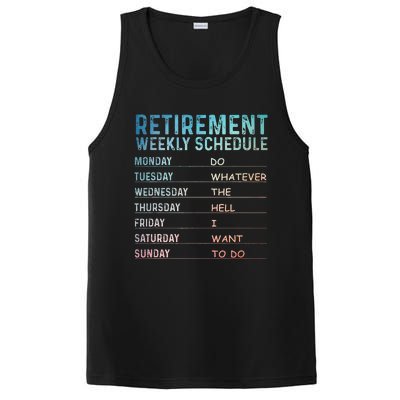 Retired Art For Women Retirement Retiree PosiCharge Competitor Tank