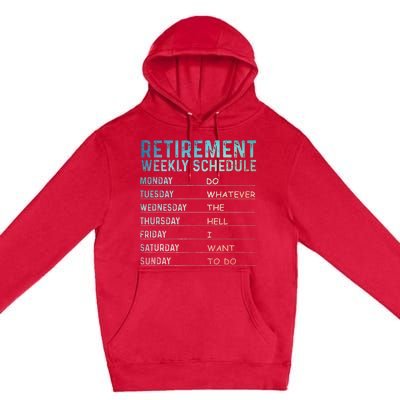 Retired Art For Women Retirement Retiree Premium Pullover Hoodie