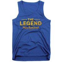 Retired Art For Women Retiring Retiree Retirement Tank Top