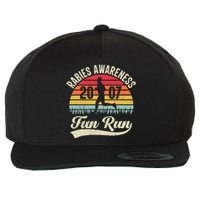 Rabies Awareness Fun Run Funny Tv Comedy Running Wool Snapback Cap