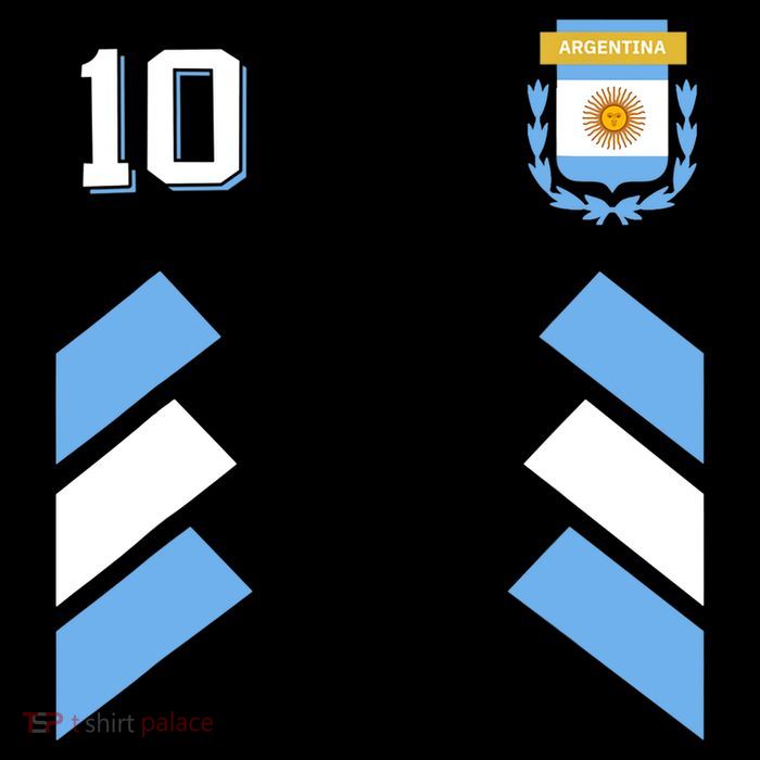 Retro10 Argentina Football Argentinian Soccer Argentina Flag Premium T-Shirt