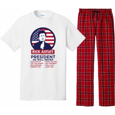 Rick Astley For President Pajama Set