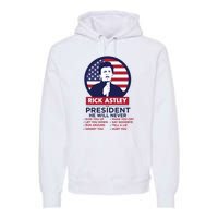 Rick Astley For President Premium Hoodie