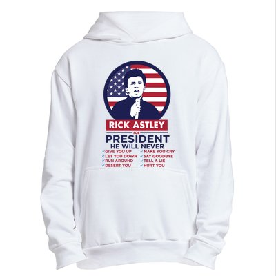 Rick Astley For President Urban Pullover Hoodie