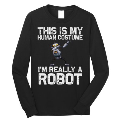 Robot Art For Robotics Engineer Robot Lover Long Sleeve Shirt