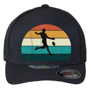 Retro Aussie Football Gift Australian Rules Footy Lovers Flexfit Unipanel Trucker Cap