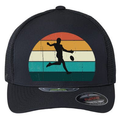 Retro Aussie Football Gift Australian Rules Footy Lovers Flexfit Unipanel Trucker Cap