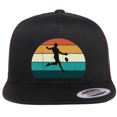Retro Aussie Football Gift Australian Rules Footy Lovers Flat Bill Trucker Hat