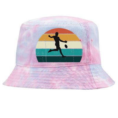 Retro Aussie Football Gift Australian Rules Footy Lovers Tie-Dyed Bucket Hat