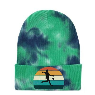 Retro Aussie Football Gift Australian Rules Footy Lovers Tie Dye 12in Knit Beanie