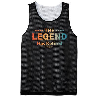 Retired Art For Women Retiring Retiree Retirement Mesh Reversible Basketball Jersey Tank