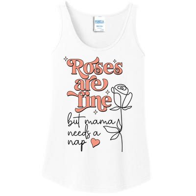 Roses Are Fine Funny Mom Valentine's Day Ladies Essential Tank