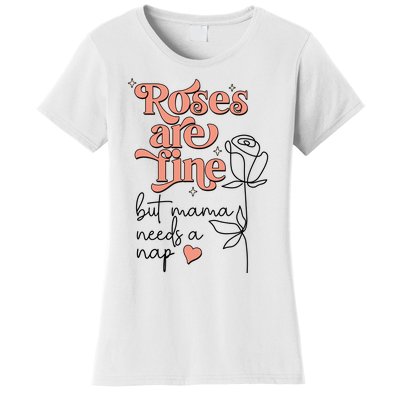 Roses Are Fine Funny Mom Valentine's Day Women's T-Shirt