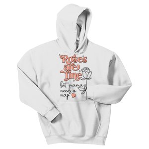 Roses Are Fine Funny Mom Valentine's Day Kids Hoodie